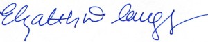 Elizabeth D Caughey signature